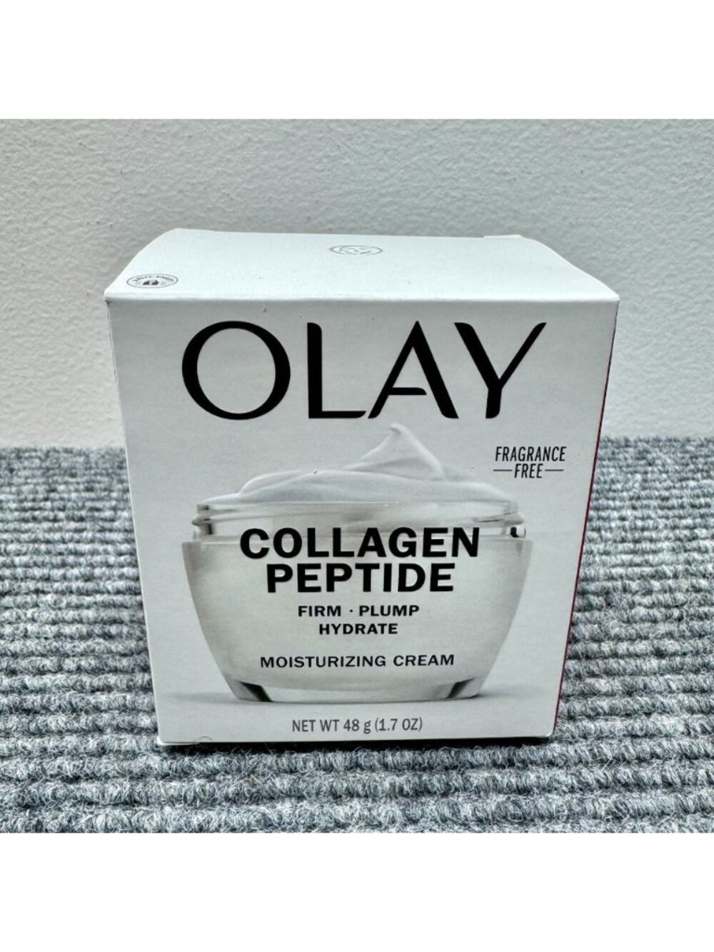 Olay Collagen Peptide Moisturizing Cream Fragrance Free Firm Plump 1.7 oz NEW
